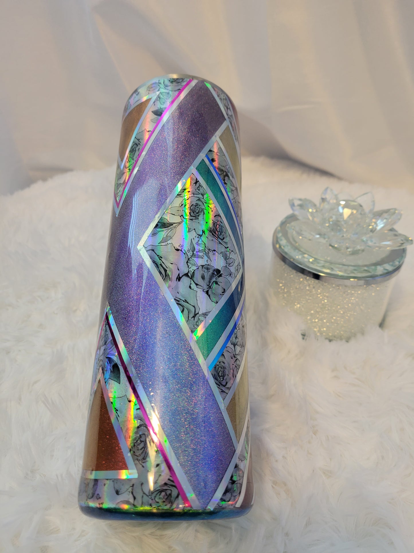 Holographic Floral Bowen Arrow