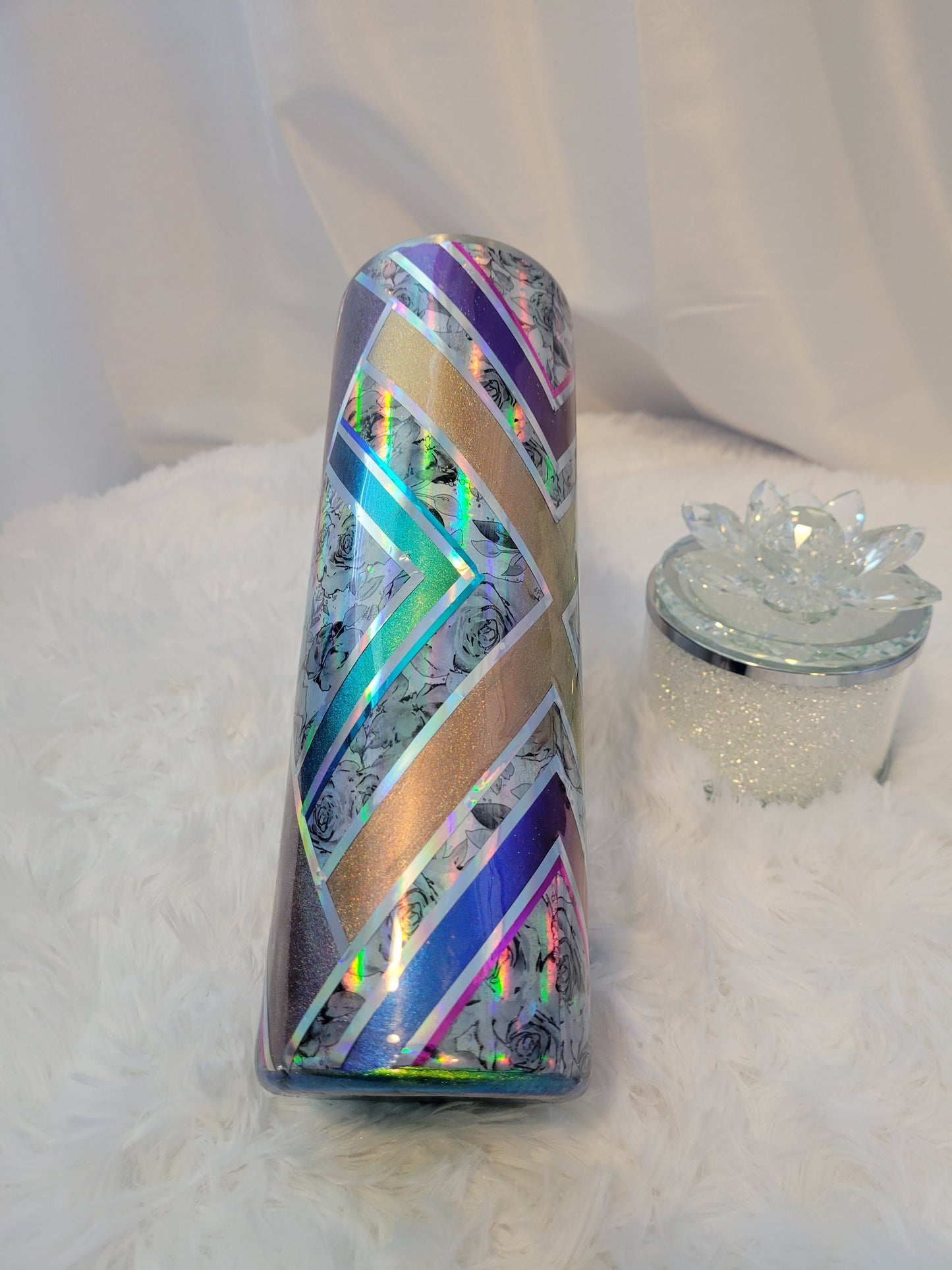 Holographic Floral Bowen Arrow