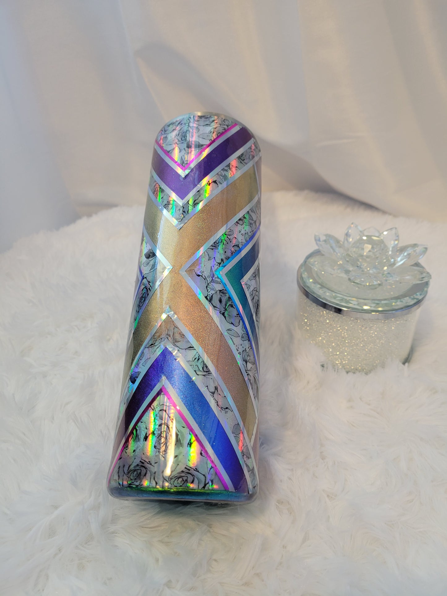 Holographic Floral Bowen Arrow