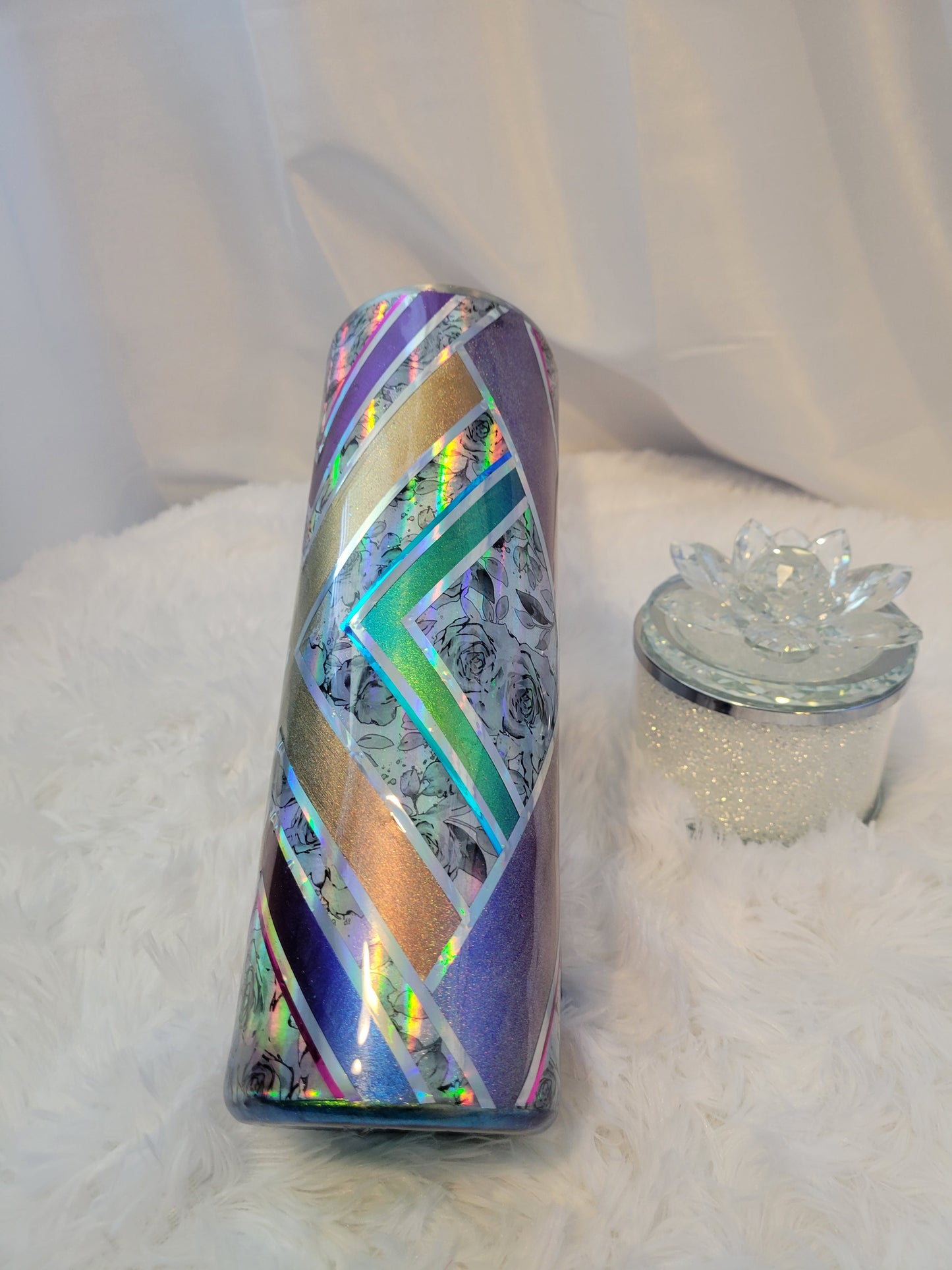 Holographic Floral Bowen Arrow