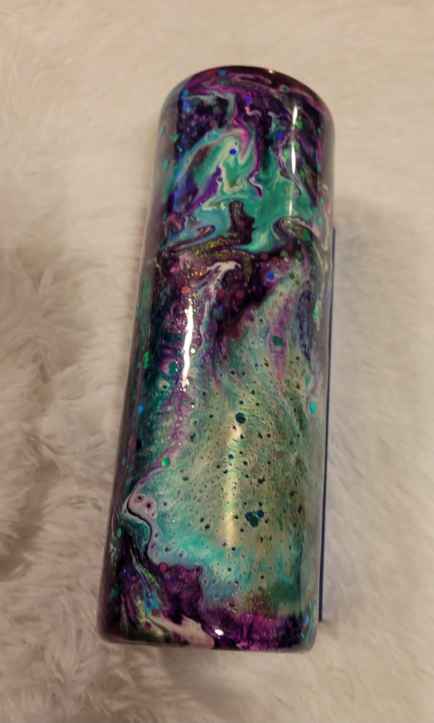 Purple/Turquoise Alcohol Ink