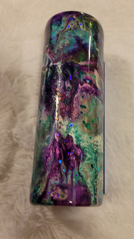 Purple/Turquoise Alcohol Ink