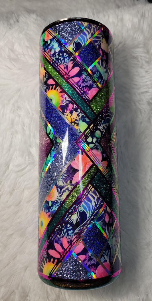 30 Oz Rainbow Floral 82