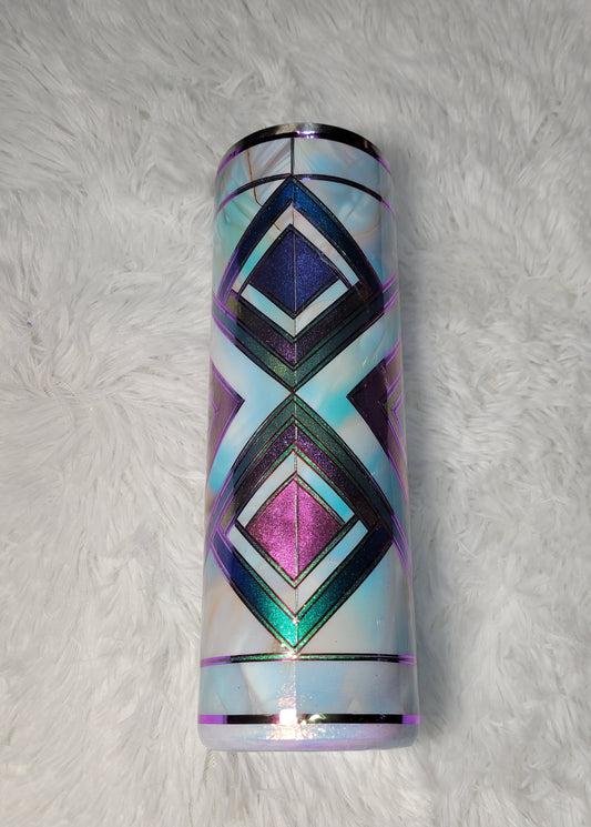 30 Oz Pastel Rainbow Diamond 76