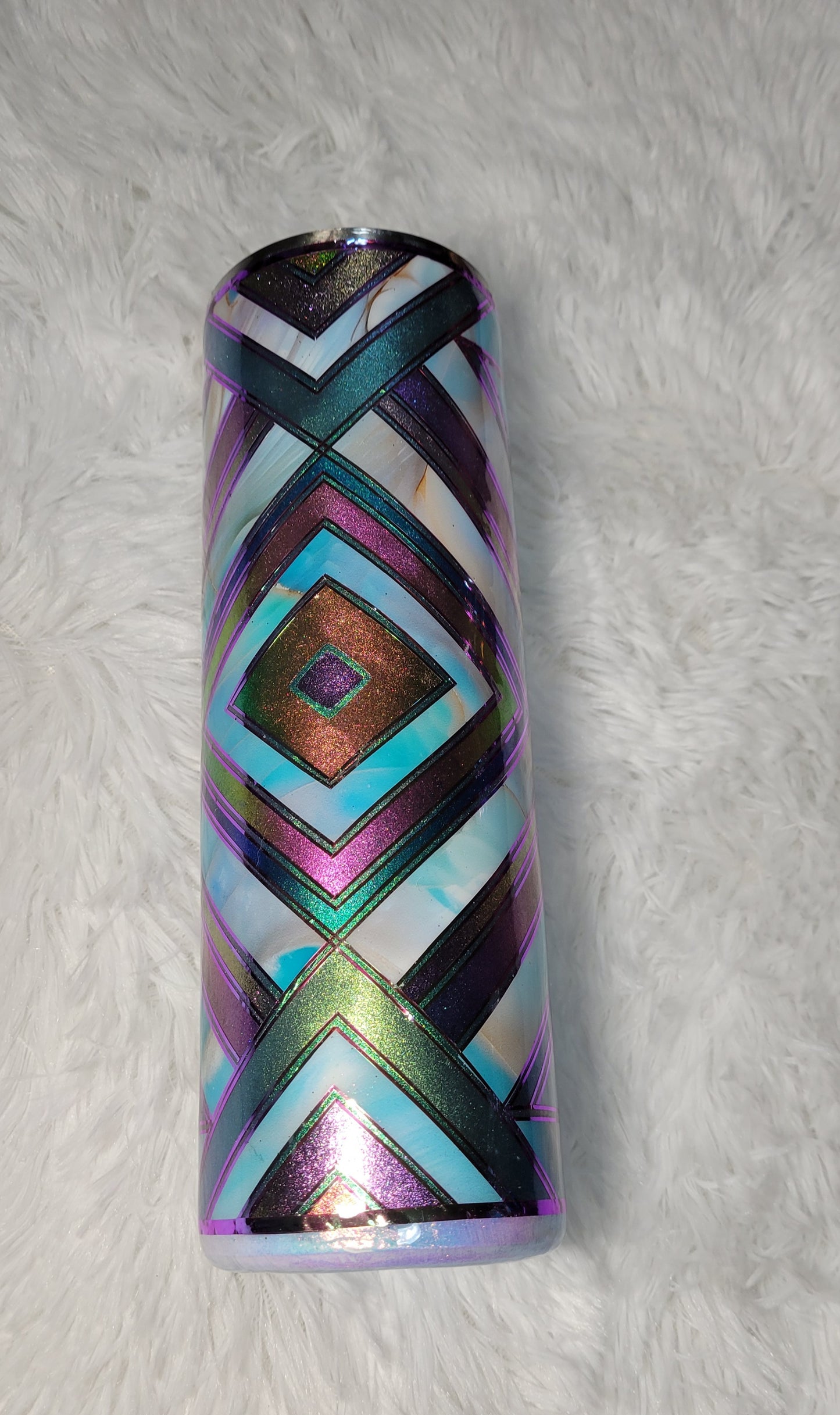 30 Oz Pastel Rainbow Diamond 76