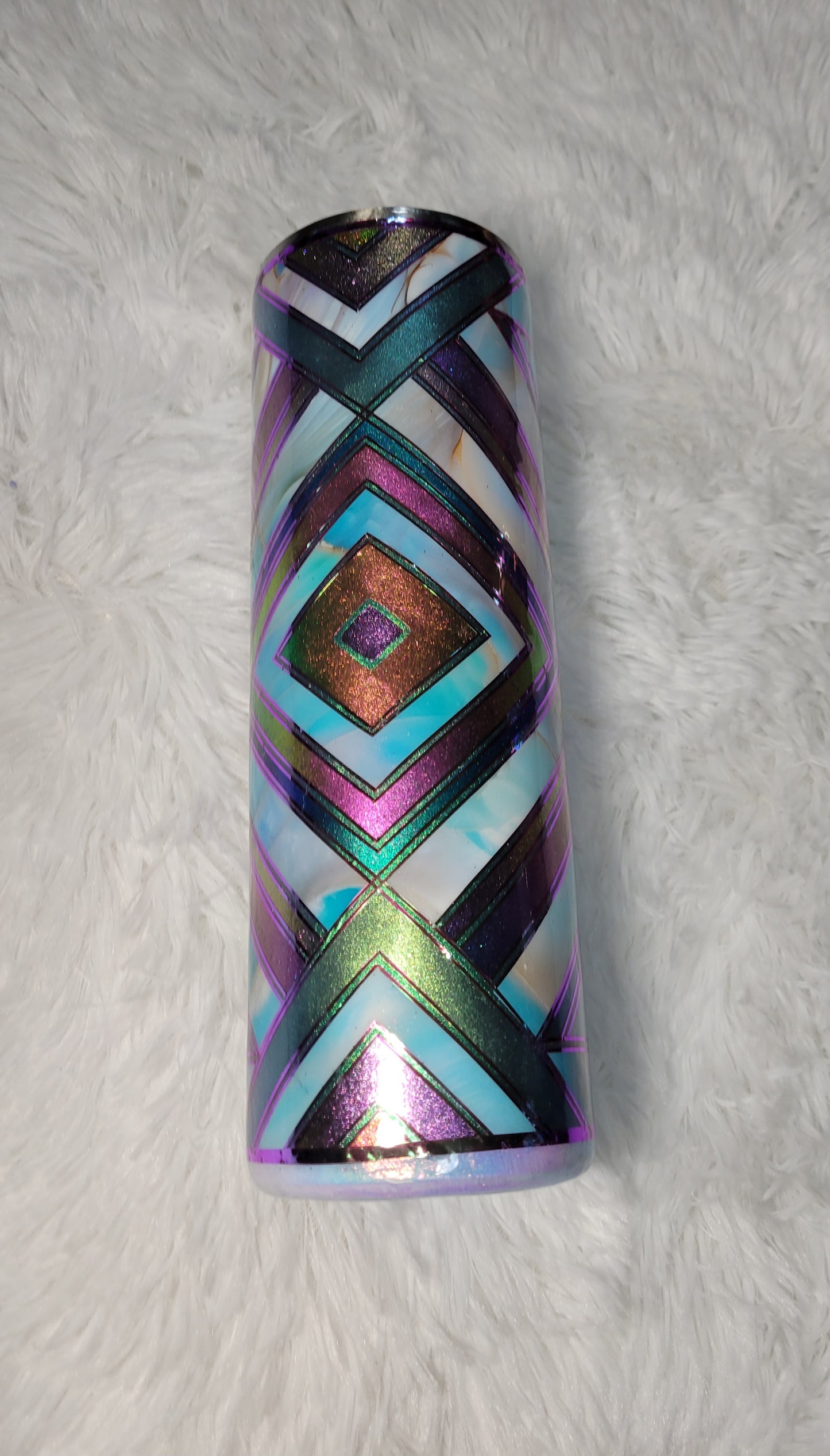 30 Oz Pastel Rainbow Diamond 76