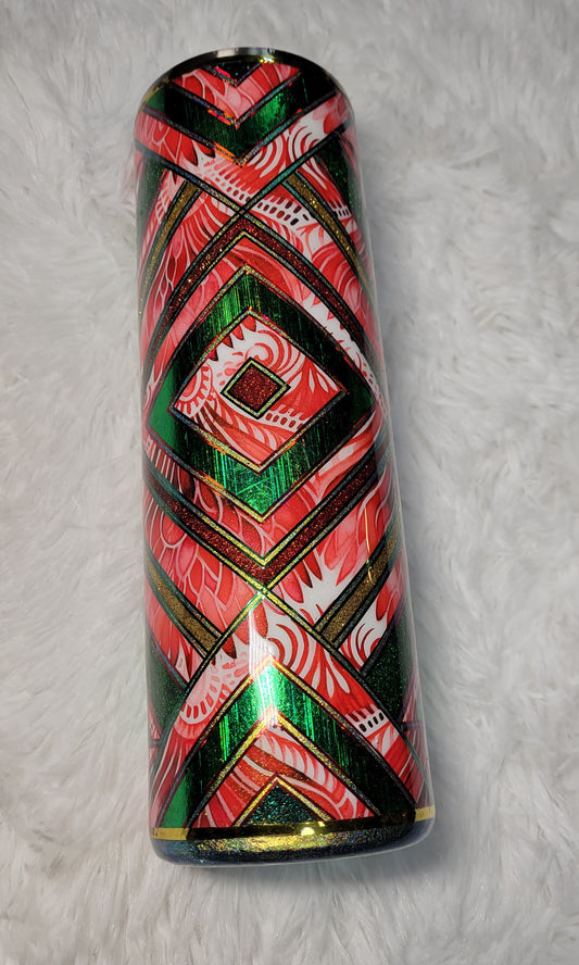 30 Oz Red Green Diamond 92