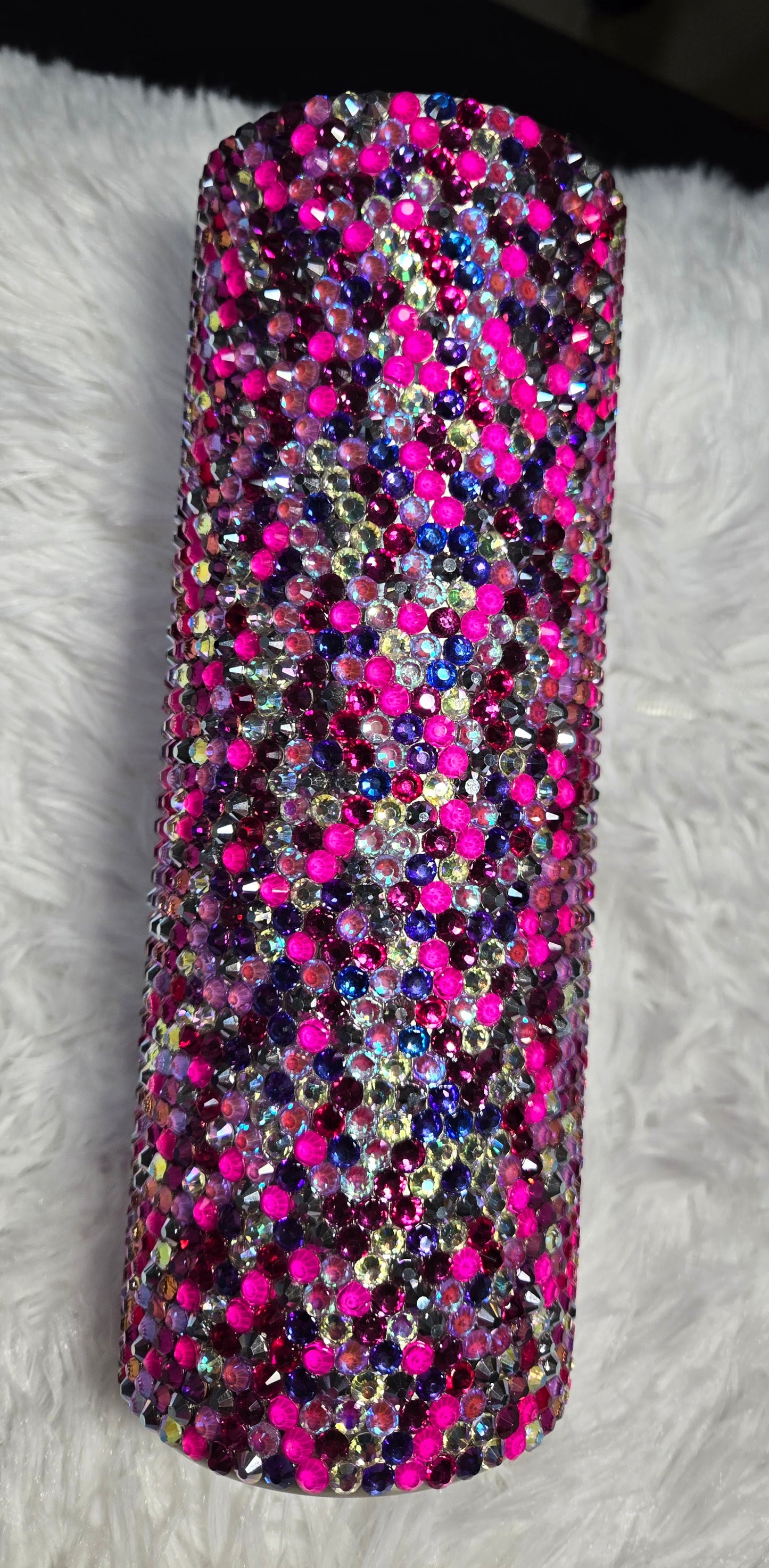 20 Oz Pink Purple Rhinestone 6