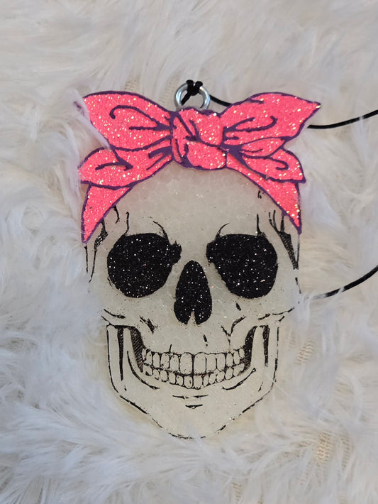 Pink Bow Skull Boomshakalaka