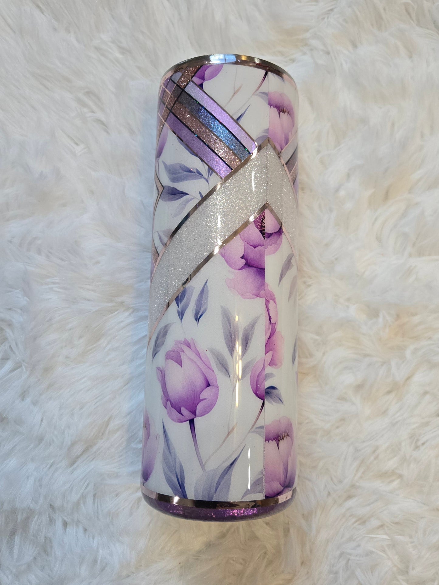 20 Oz VCross Purple Soft Floral 43